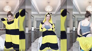 Amanda Cerny Nude Nip Slip While Striptease Video Leaked