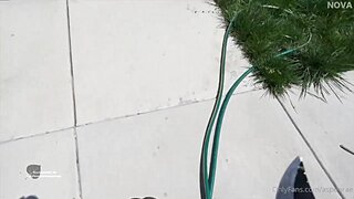 Aspen Rae Pussy Fuck with Big Zucchini Video Leaked