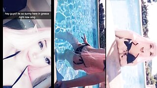 Belle Delphine Holiday Fun Premium Snapchat Video