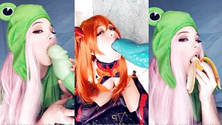 Belle Delphine Leaked Nude Monster Dildo Masturbating Porn Video