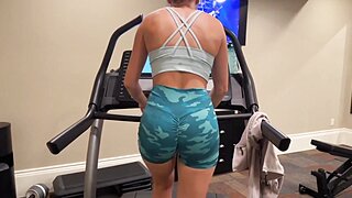 Christina Khalil Hot Treadmill Ass Tease Video Leaked