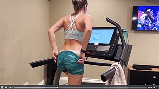 Christina Khalil Hot Treadmill Ass Tease Video Leaked