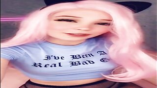 Belle Delphine Topless Twitter Tits Reveal Nude Video