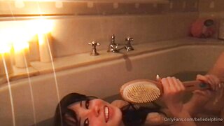 Belle Delphine Full Nude Intimate Bath Video Leaked