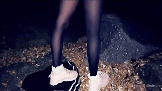 Belle Delphine Stripping and Teasing in Public Video