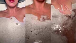 Christina Khalil Nude Boobs Bathtub PPV Video Leaked