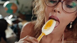 Gina Carla Sucking Popsicle ASMR Video