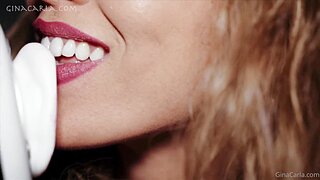 Gina Carla Exclusive ASMR Ear Smooching Video Leaked