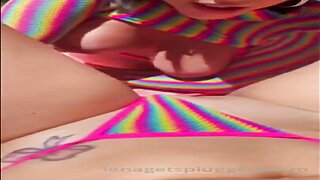 KarmenKarma and LenaThePlug Lesbian Fucking Porn Video