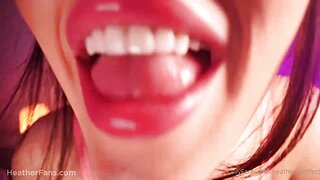 HeatheredEffect ASMR Ear Licking Close Up Video Leaked