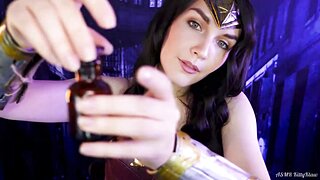 KittyKlaw ASMR Wonder Woman Licking Video Leaked
