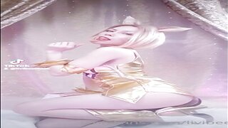 Livibee Sexy Ahri Cosplay Patreon Lingerie Video
