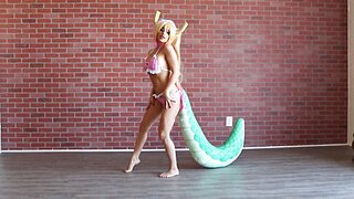 Liz Katz Nude Strip Tease Tohru Cosplay