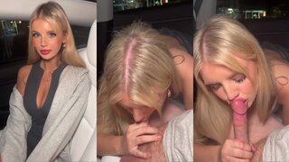 Lilylanes Car Blowjob Cum Swallow OnlyFans Video Leaked