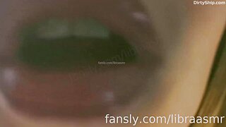 Libra ASMR Nude Topless Sucking You Video Leaked