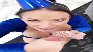 Angela White POV Birthday Blowjob Video Leaked