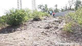 Repressed Hijabi became wild on High Hills