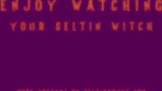 Selti Halloween Witch Dildo Masturbation PPV Video Leaked