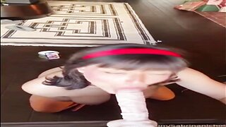 Sabrina Nichole Christmas Dildo Fuck Blowjob Video Leaked