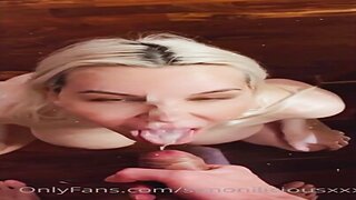 Simonilicious Nude Blowjob Facial Video