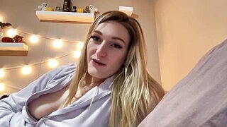 Slimbeansnk Teen Gets Horny On Stream Playing With Her Tits Video