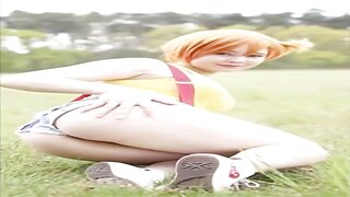 Virtual Geisha Porn Misty Masturbating Outdoor Cosplay Video