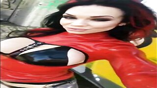 StarFucked Black Latex Sensual Selfie Video