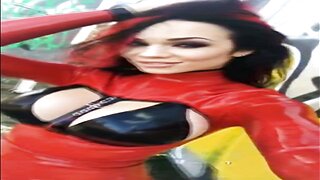 StarFucked Black Latex Sensual Selfie Video