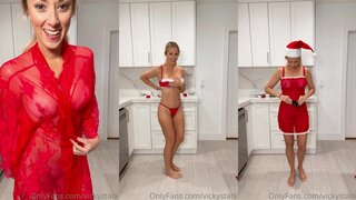 Vicky Stark Christmas Lingerie Try On Haul Video Leaked