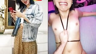 Tiktok Slut Before Vs After Rough Doggystyle
