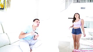 Stepsister Fucks Her Nerdy Stepbro While He Plays Videogames Teenstepsis Pt1 With ...