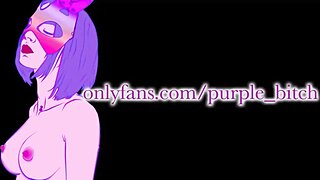 Purple Bitchs Big Tits Smut By
