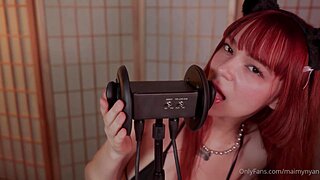 MaimyNyan ASMR Cat Ear Licking Video Leaked