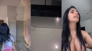 Mia Khalifa Naked Hot Shower NEW PPV Video Leaked