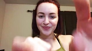 DiamondASMR Black Bikini Lotion Massage Patreon Video