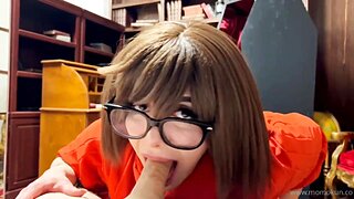 Momokun Velma Cosplay Blowjob Fuck Video Leaked