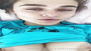 Megnutt02 Topless And Teasing On Bed Video Leaked