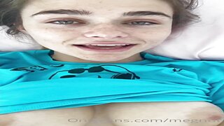 Megnutt02 Topless And Teasing On Bed Video Leaked