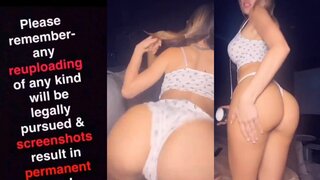 Lyna Perez Sexy Pajama Strip Tease Video Leaked