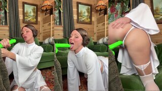 Sara Underwood Princess Leia Dildo Tease Onlyfans Video