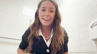 Maddie4Daddie Cumming At School Dildo Onlyfans Video