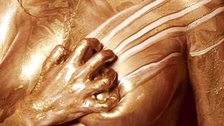 Lauren Summer Nude Patreon Gold Body Paint Video Leaked