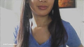 Lovely Juliette My Blue Shirt Patreon Video
