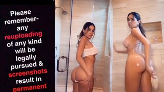 Lyna Perez Nude Shower Tease Video Leaked