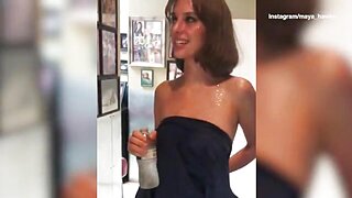 Maya Hawke Nude Flashes SideBoobs Leaked!