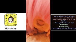 ThiccBitty Snapchat Blowjob Fuck to Neighbour Porn Video Leaked