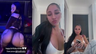 Bhad Bhabie Onlyfans Livestream See Through Nipples Leaked Video