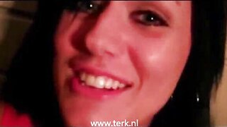 Amateur Friends having Fun in front of her Friend