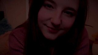 AftynRose ASMR Slowly Undressing For Bed Video